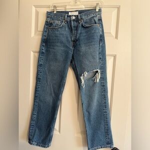 Topshop distressed denim